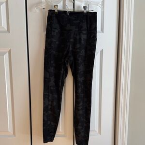 Danskin-Women’s Black Camouflage Leggings